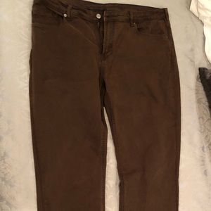 Bonobos Straight Fit Denim Brown 38 x 34